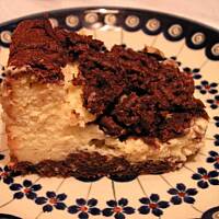 Sernik z czarnym ciastem