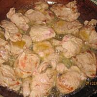 Polędwiczki wieprzowe w winie.