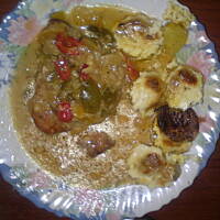 ziemniaki pieczone w śmietanie