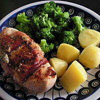 Kurczak nadziewany mascarpone