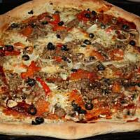 Pizza z Tunczykiem i Oliwkami Pycha !!!