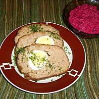 Pieczeń z mięsa mielonego