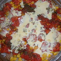 Zapiekany ryż z tuńczykiem