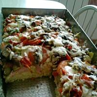 Pizza na Extra grubym spodzie .!