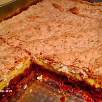 Placek kakaowo-kokosowy z masą pomarańczową