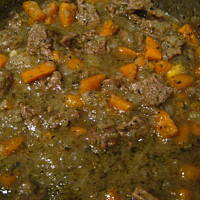 Gulasz wołowy z dynią marynowaną