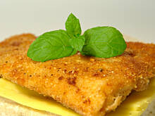 Fot. Wkn, Pstrąg w panierce arachidowej