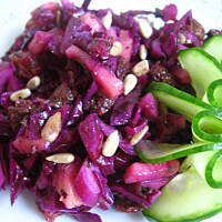 Surówka z czerwonej kapusty