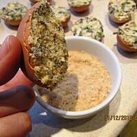 Faszerowane skorupki jajek