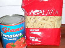 Fot. mezatka, Szybki obiad Makaron z pomidorami od Mężatki