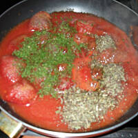 Szybki obiad Makaron z pomidorami od Mężatki