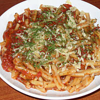 Szybki obiad Makaron z pomidorami od Mężatki