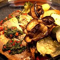 Ryba pieczona w pergaminie.. obojetnie jak sie nazywa ...