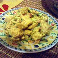 Sałatka z kurczaka Curry