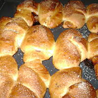 rogaliki z czekoladą