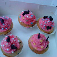 Muffinki walentynkowe - krem