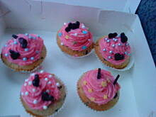 Fot. agacial, Muffinki walentynkowe - krem