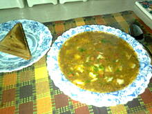 Fot. pinona, Zupa z zielonej soczewicy