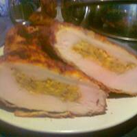 Kieszonki z serem i pieczarkami