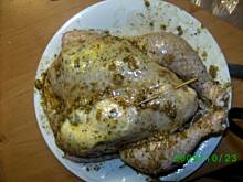 Fot. skopolendra, Kurczak pieczony maślano- cytrynowy