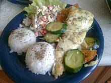 Fot. phiiinka, Halibut/sola a' la caprese