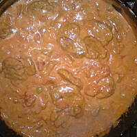 polędwica w sosie pomidorowym