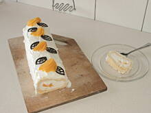 Fot. hope30, Rolada śmietankowa z brzoskwiniami Hope