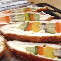 Szaszłyk w roladzie drobiowej