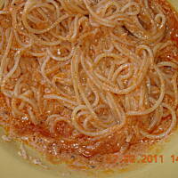 Spaghetti rosa shocking