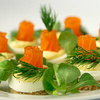 Łososiowe krążki razowe