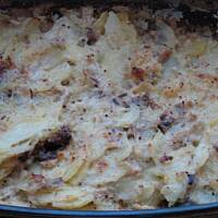 Ziemiaki i wędzona makrela