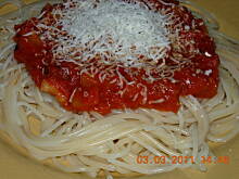 Fot. Satina, Spaghetti ala' amatriciana