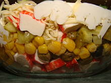 Fot. beata66, Sałatka z surimi i kaparami