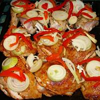 kurczak pieczony na słodko-kwaśną nutę