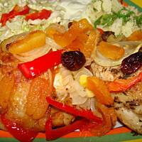 kurczak pieczony na słodko-kwaśną nutę