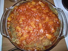 Fot. emilciak, Ryba z brzoskwiniami