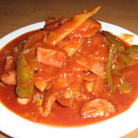 Fasolka szparagowa po cygańsku