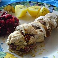 Roladki z piersi kurczaka