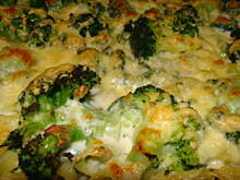 Fot. beata66, Zapiekanka ze szpinakiem, z "kołderką" serową