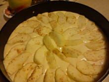 Fot. pinona, Puszyste ciasto z jabłkami