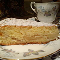 Puszyste ciasto z jabłkami