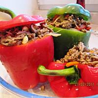 Faszerowane papryki z nutą sezamową