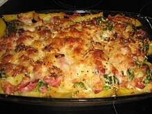 Fot. margot2, Zapiekanka ziemniaczano-brokułowo-cebulowa