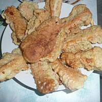 Paluszki krabowe w cieście i z sezamem