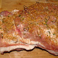 Karkówka z nadzieniem cebulowym