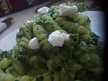 Fot. miya, Makaron ze szpinakiem i fetą