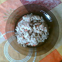 ryż z warzywami, pieczarkami i mięsem