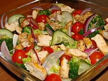 Fot. beata66, Sałatka z grillowanym kurczakiem