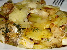 Fot. beata66, Zapiekanka z ryby, pora i ziemniaków