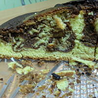 Tradycyjna baba marmurowa dwukolorowa